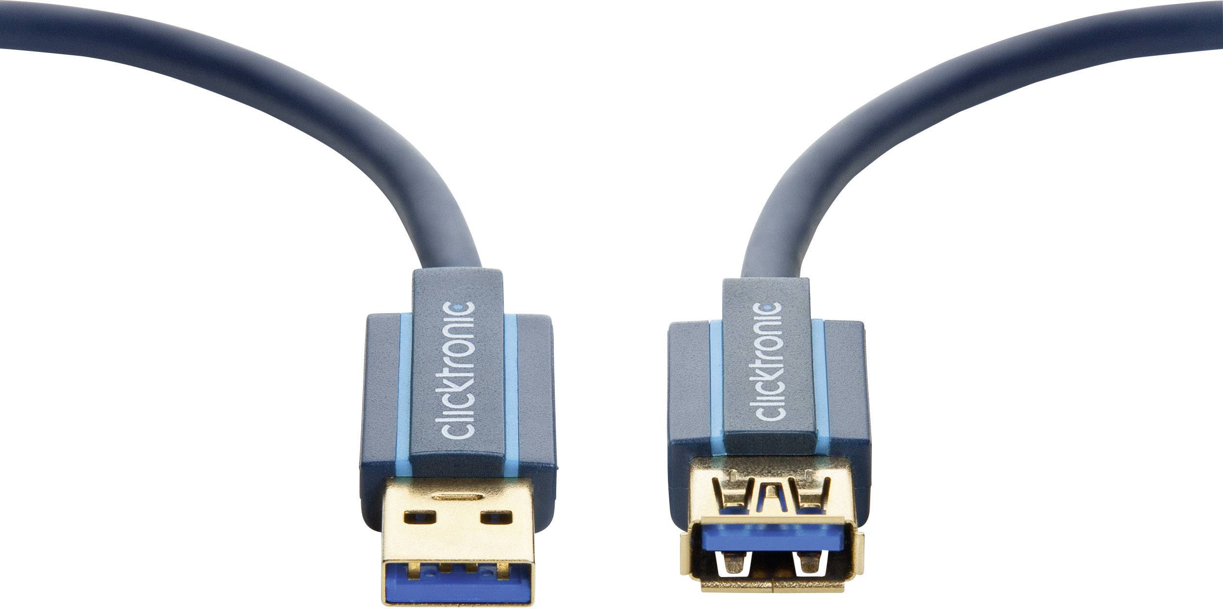Clicktronic USB-Verlängerung,Highspeed 70119