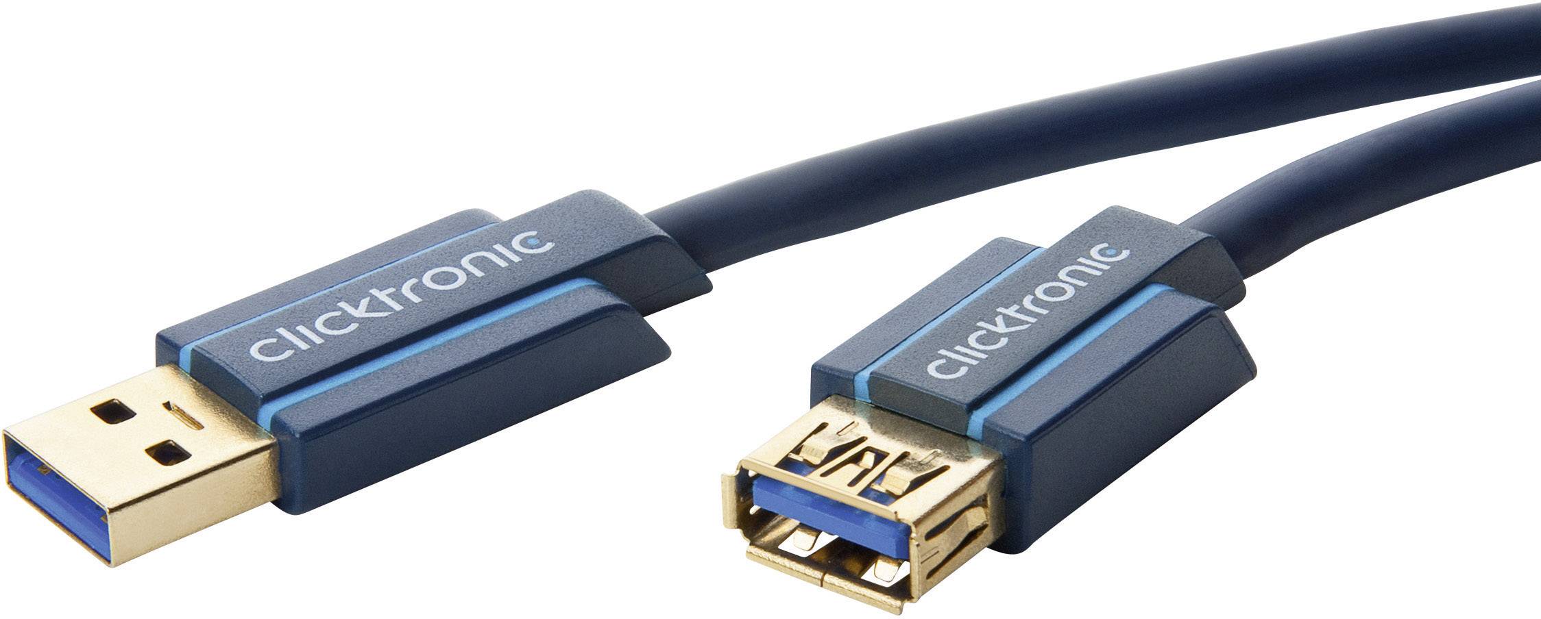 Clicktronic USB-Verlängerung,Highspeed 70119