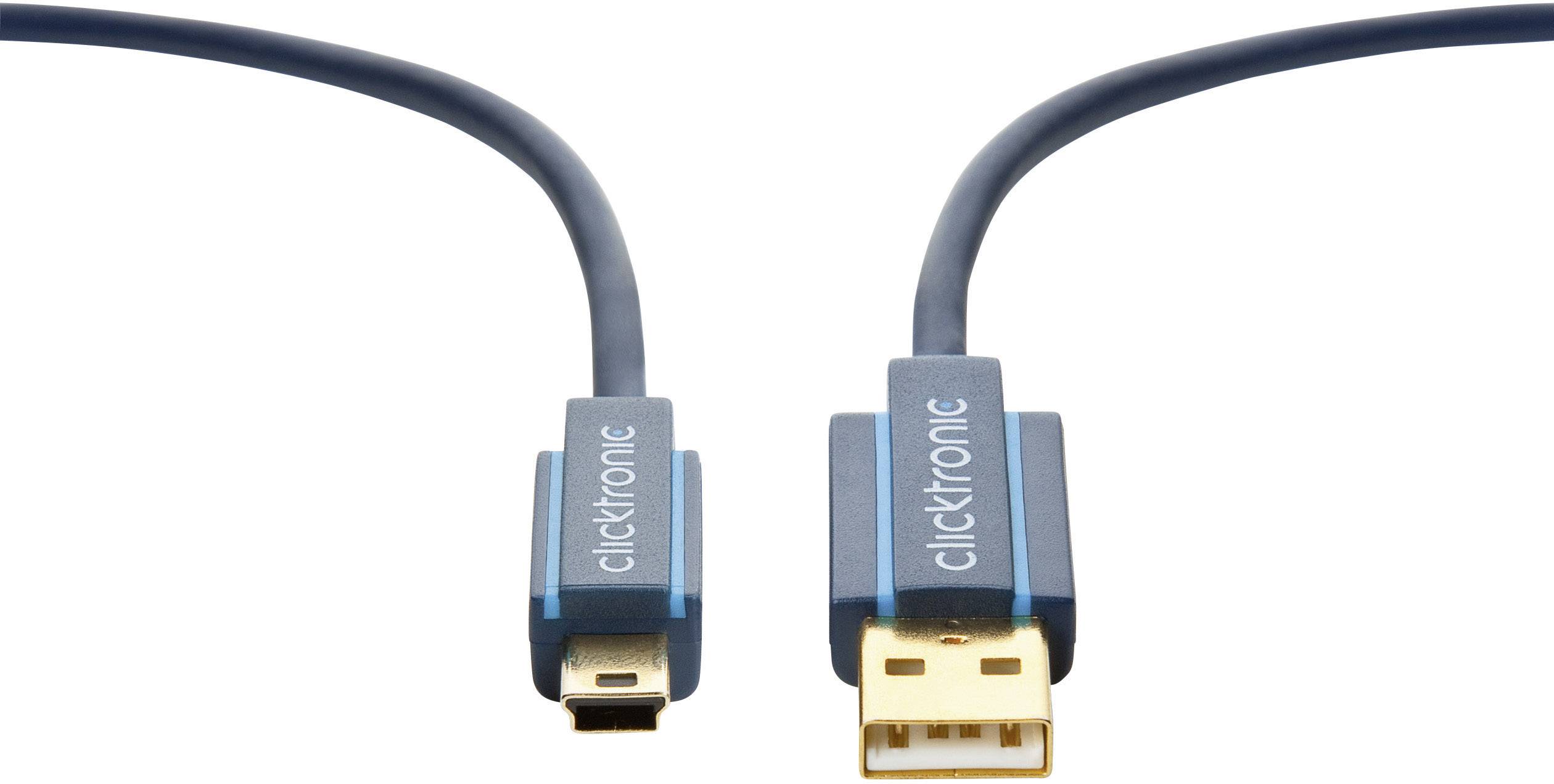 Clicktronic Mini-USB 2.0-Adapterkabel 70127