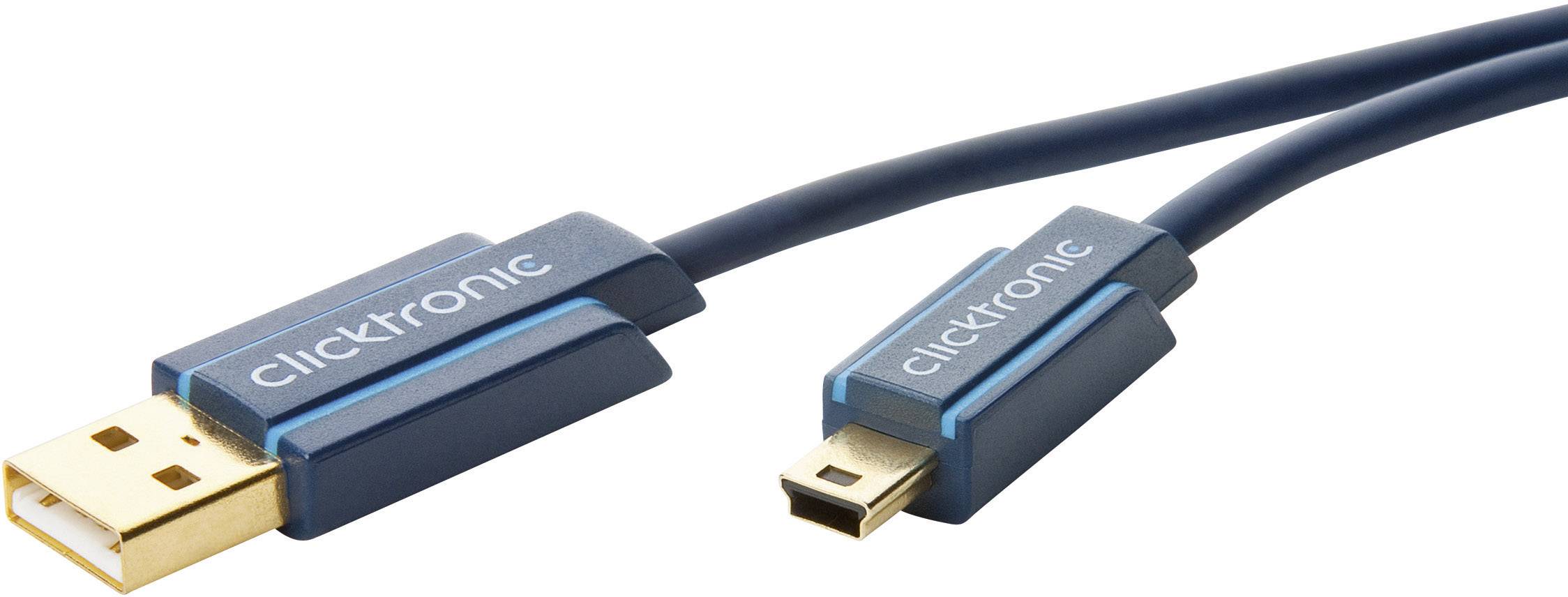 Clicktronic Mini-USB 2.0-Adapterkabel 70127