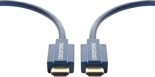 Clicktronic HDMI Anschlusskabel 5.00m Audio Return Channel, vergoldete Steckkontakte, Ultra HD (4k)