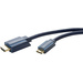 Clicktronic HDMI Anschlusskabel [1x HDMI-Stecker - 1x HDMI-Stecker C Mini] 3.00m Blau