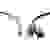 Clicktronic Klinke / Cinch Audio Anschlusskabel [1x Klinkenstecker 3.5 mm - 2x Cinch-Stecker] 1.00