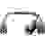 Clicktronic MP3 Y-Adapter Klinke / Cinch Audio Y-Adapter [1x Klinkenbuchse 3.5 mm - 2x Cinch-Stecke