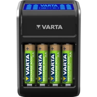Varta LCD Plug Rundzellen-Ladegerät inkl. Akkus NiMH Micro (AAA), Mignon (AA), 9 V Block Varta LCD Plug Rundzellen-Ladegerät inkl. Akkus NiMH Micro (AAA), Mignon (AA), 9 V Block