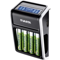 Varta LCD Plug Rundzellen-Ladegerät inkl. Akkus NiMH Micro (AAA), Mignon (AA), 9 V Block Varta LCD Plug Rundzellen-Ladegerät inkl. Akkus NiMH Micro (AAA), Mignon (AA), 9 V Block