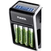 Varta LCD Plug Rundzellen-Ladegerät inkl. Akkus NiMH Micro (AAA), Mignon (AA), 9 V Block Varta LCD Plug Rundzellen-Ladegerät inkl. Akkus NiMH Micro (AAA), Mignon (AA), 9 V Block