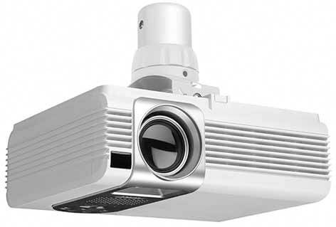 Vogel's PPC 1500 Beamer-Deckenhalterung Neigbar, Drehbar Boden-/Deckenabstand (max.): 14.4 cm Weiß