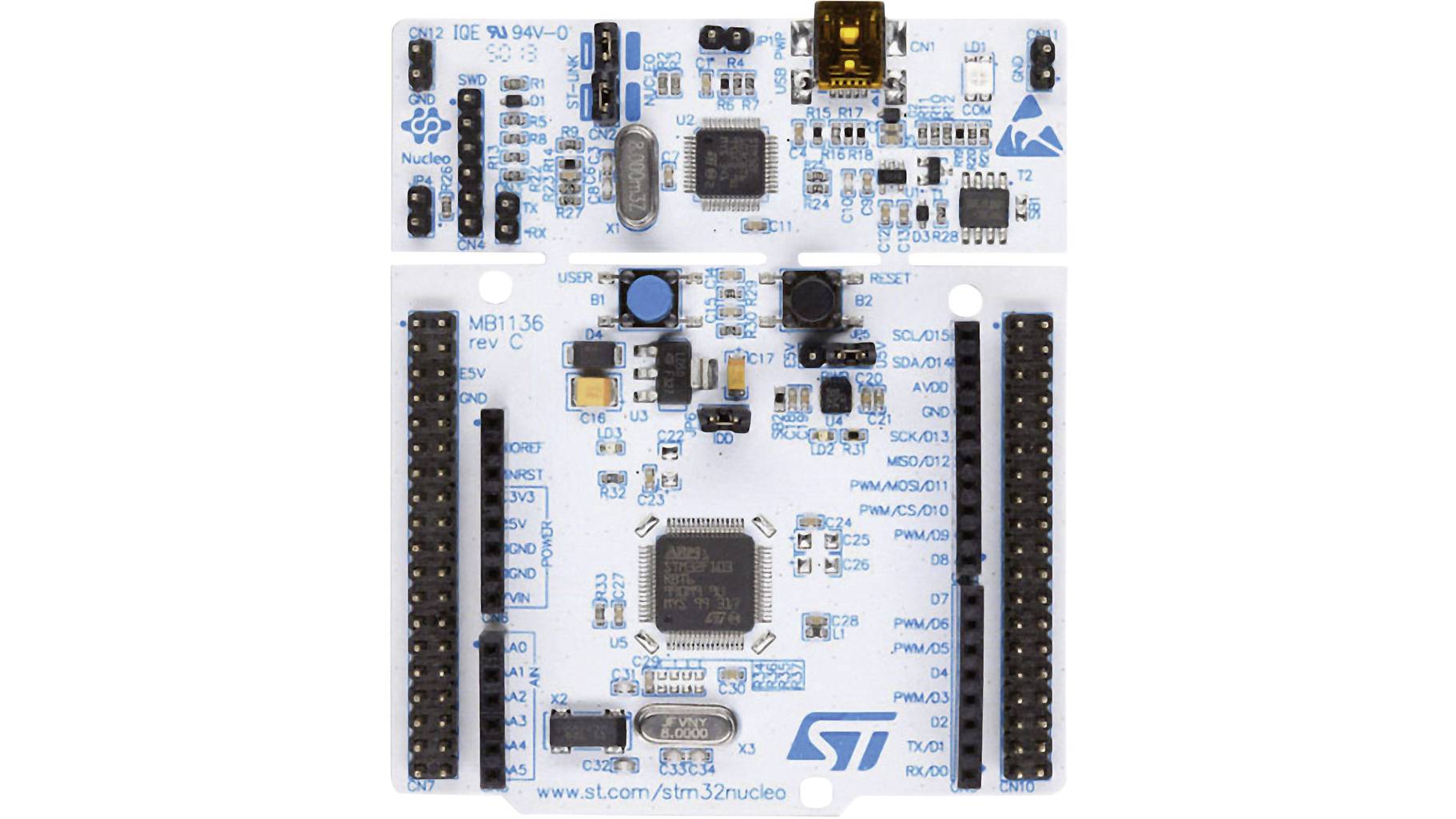 STMicroelectronics NUCLEO-F756ZG Entwicklungsboard 1 St STMicroelectronics NUCLEO-F756ZG Entwicklungsboard 1 St