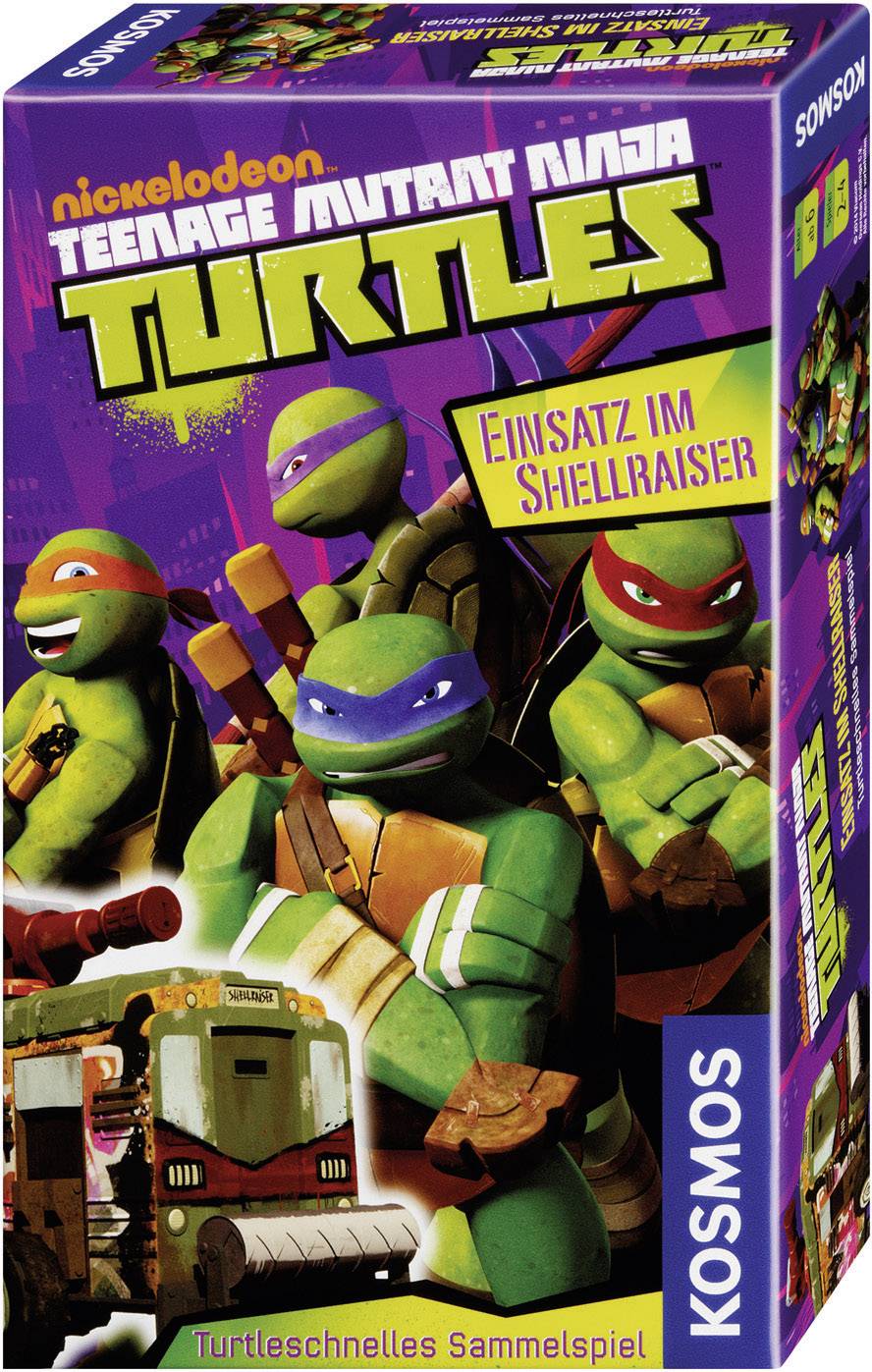 Kosmos 711030 Teenage Mutant Ninja Turtles - Einsatz im Shellraiser Gemeinschaftsspiele Familienspiel ab 6 Jahre