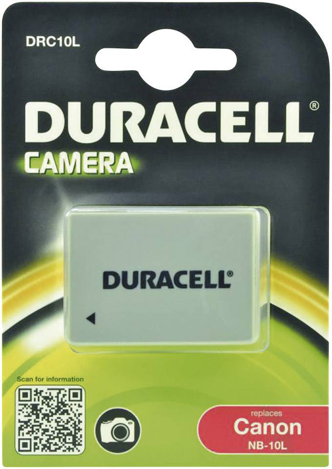 Duracell NB-10L Kamera-Akku ersetzt Original-Akku (Kamera) NB-10L 7.4 V 820 mAh
