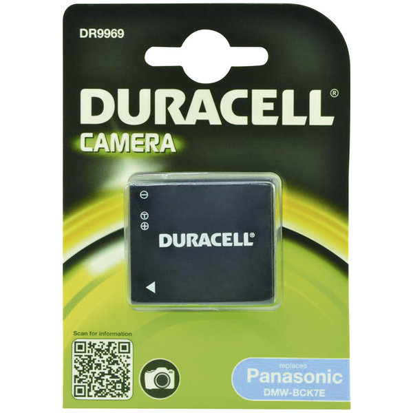 Duracell DMW-BCK7 Kamera-Akku ersetzt Original-Akku (Kamera) DMW-BCK7E 3.6 V 630 mAh