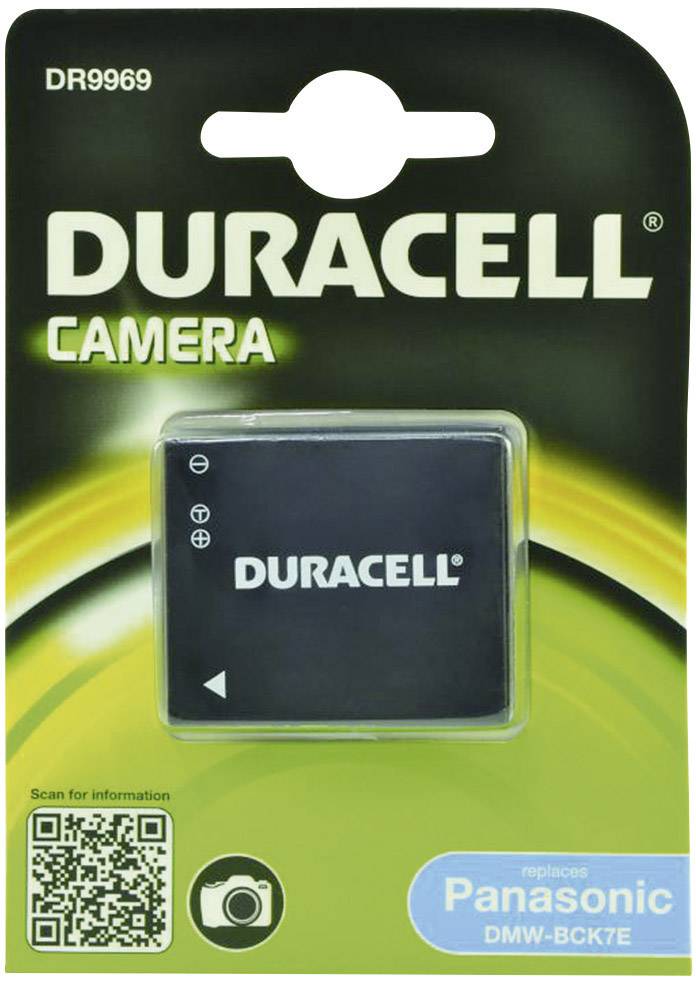 Duracell DMW-BCK7 Kamera-Akku ersetzt Original-Akku (Kamera) DMW-BCK7E 3.6 V 630 mAh