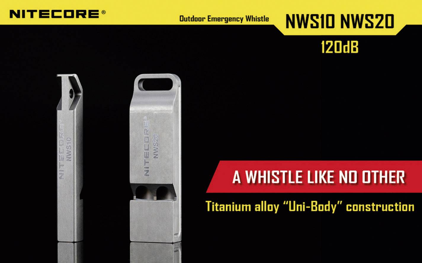 NiteCore Signalpfeife Titan 120 dB NWS10