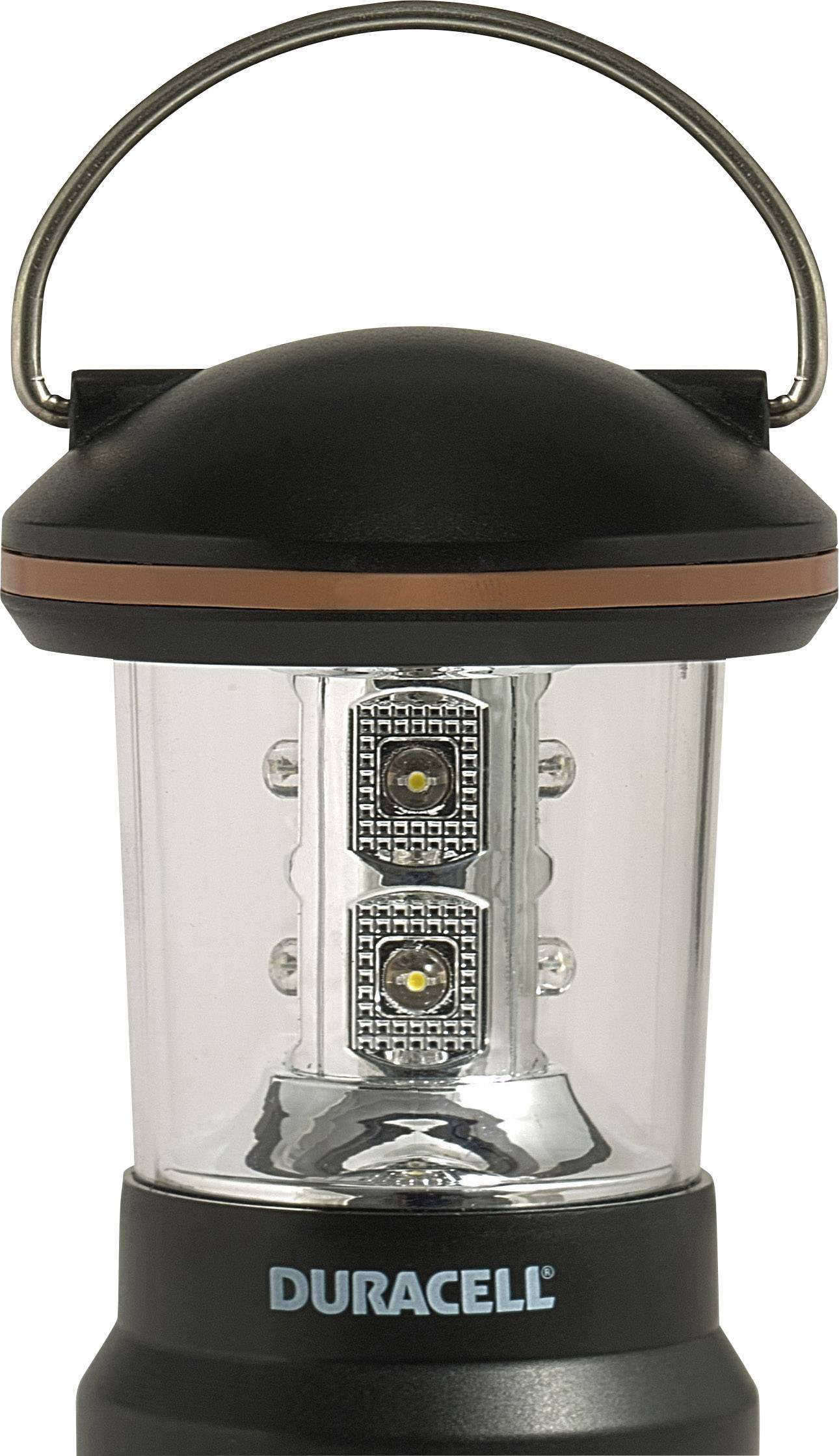 Duracell LNT-10 Explorer 8 LED Camping-Laterne 65 lm batteriebetrieben 122 g Schwarz