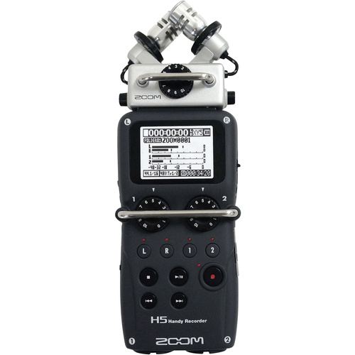 Zoom H5 Mobiler Audio-Recorder Schwarz