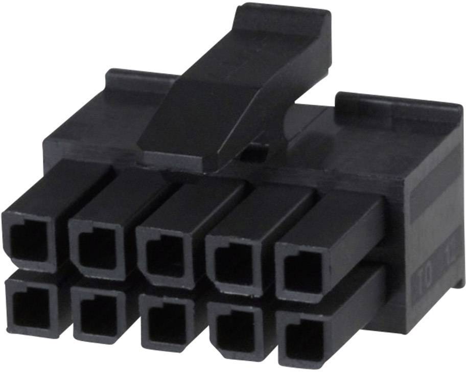 TE Connectivity Buchsengehäuse-Kabel Micro-MATE-N-LOK Polzahl Gesamt 4 Rastermaß: 3 mm 794617-4 1 S
