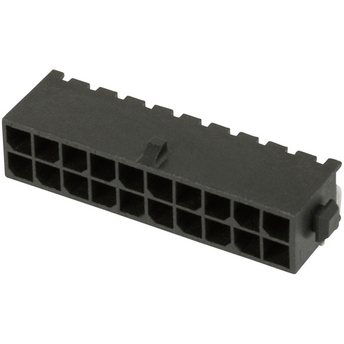 TE Connectivity Stiftleiste (Standard) Micro-MATE-N-LOK Polzahl Gesamt 12 Rastermaß: 3mm 4-794618-2