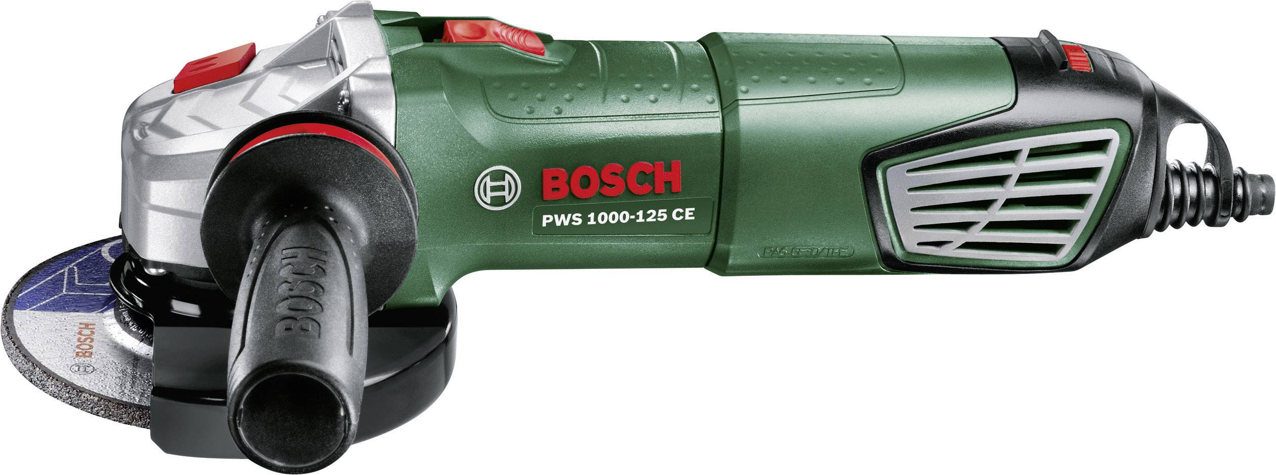 Bosch Home and Garden PWS 1000-125 CE 06033A2800 Winkelschleifer 125 mm inkl. Koffer 1010 W