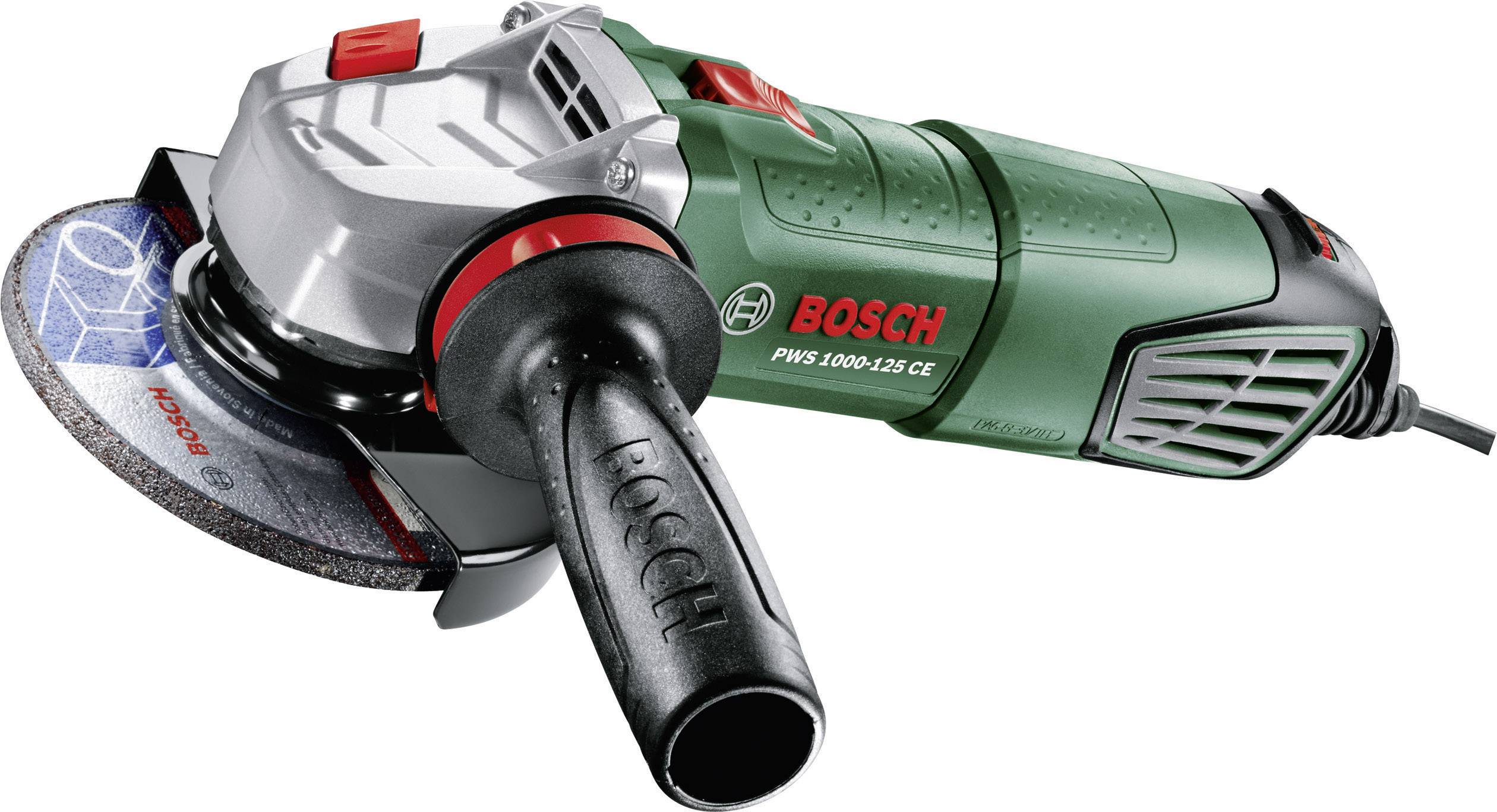 Bosch Home and Garden PWS 1000-125 CE 06033A2800 Winkelschleifer 125 mm inkl. Koffer 1010 W