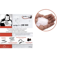 Gorilla Plastic HB100 Modellierperlen Weiß 250 g Gorilla Plastic HB100 Modellierperlen Weiß 250 g