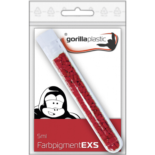 Gorilla Plastic EXS Modellierperlen-Farbpigmente Rot 5ml