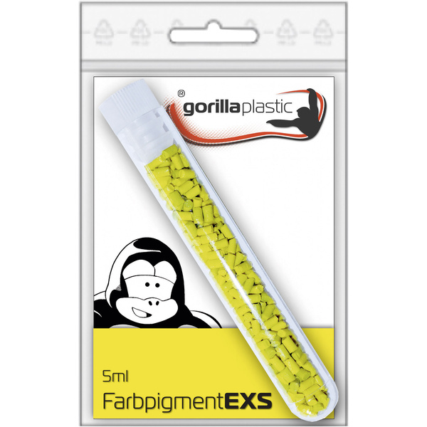 Gorilla Plastic EXS Modellierperlen-Farbpigmente Gelb 5 ml
