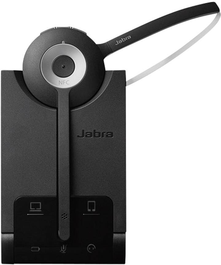 Jabra Pro 935 Telefon On Ear Headset Bluetooth® Mono Schwarz, Silber Noise Cancelling Mikrofon