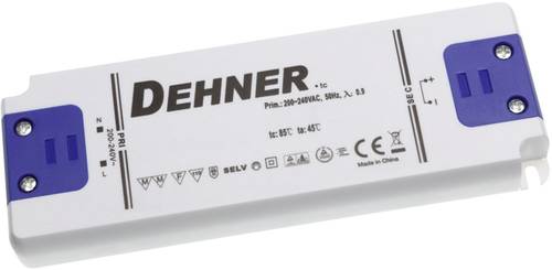 Dehner Elektronik Snappy SNP15-24VF-1 LED-Trafo Konstantspannung 15W 0 - 0.62A 24 V/DC