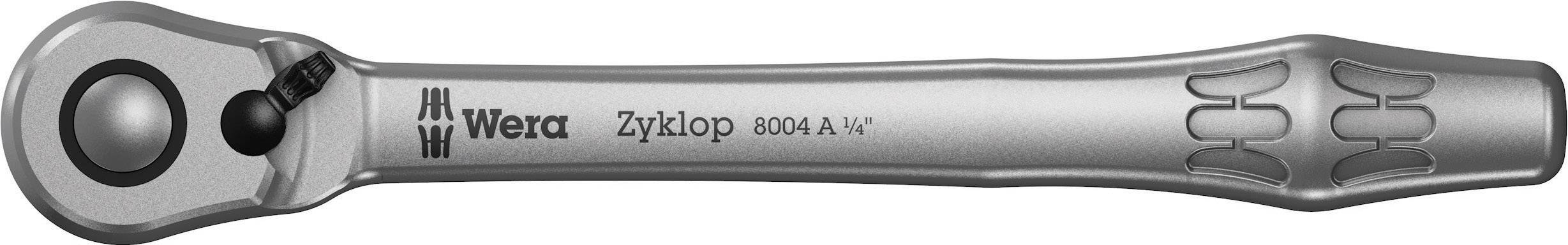 Wera Zyklop Metal 8004A 05004004001 Umschaltknarre 1/4" (6.3 mm) 141mm