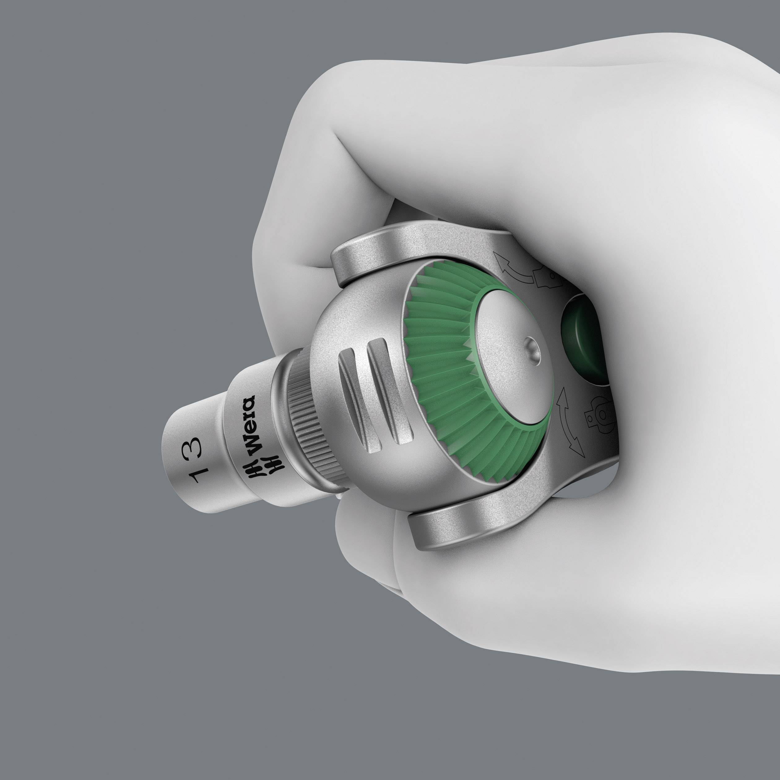 Wera 8100 SA Zyklop Speed Steckschlüsselsatz metrisch 1/4" (6.3 mm) 28teilig 05004016001