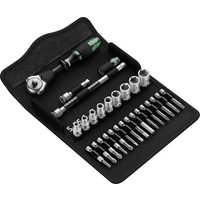 Wera 8100 SA Zyklop Speed Steckschlüsselsatz metrisch 1/4" (6.3 mm) 28teilig 05004016001 Wera 8100 SA Zyklop Speed Steckschlüsselsatz metrisch 1/4" (6.3 mm) 28teilig 05004016001