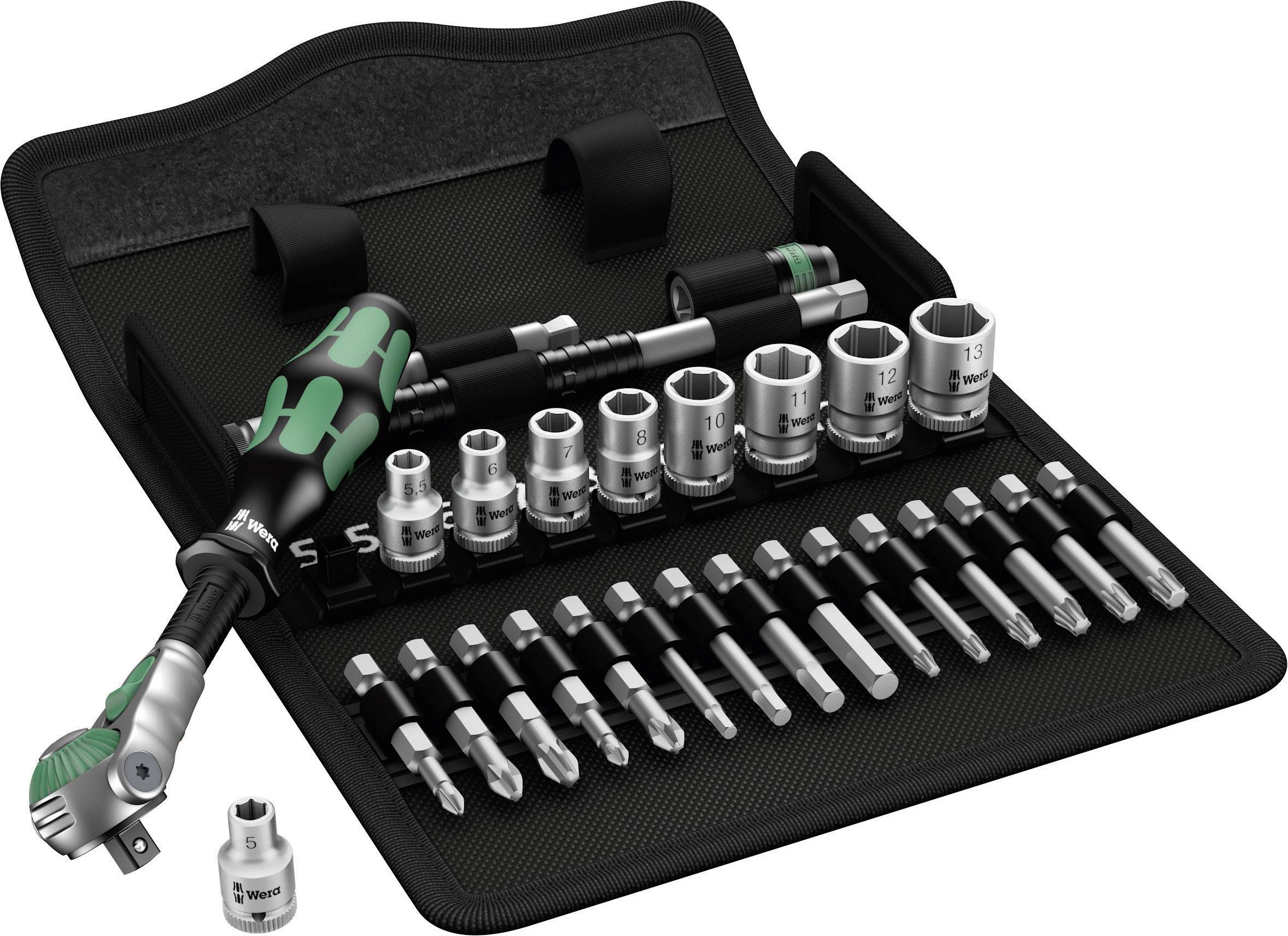 Wera 8100 SA Zyklop Speed Steckschlüsselsatz metrisch 1/4" (6.3 mm) 28teilig 05004016001