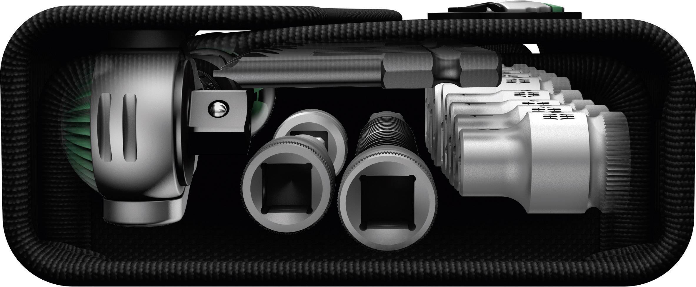 Wera 8100 SB 6 Zyklop Speed Steckschlüsselsatz metrisch 3/8" (10 mm) 29teilig 05004046001