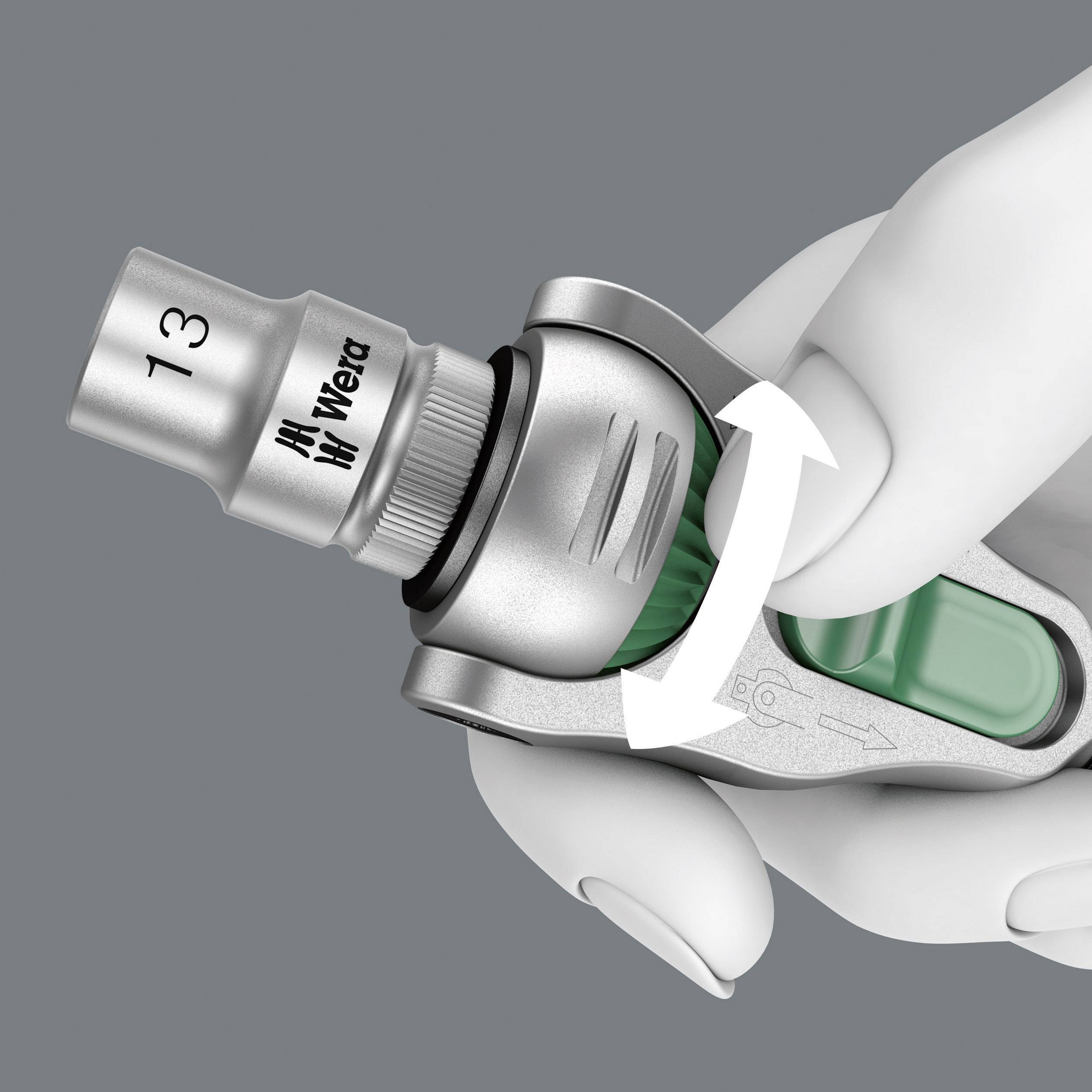 Wera 8100 SC 6 Zyklop Speed Steckschlüsselsatz metrisch 1/2" (12.5 mm) 28teilig 05004076001