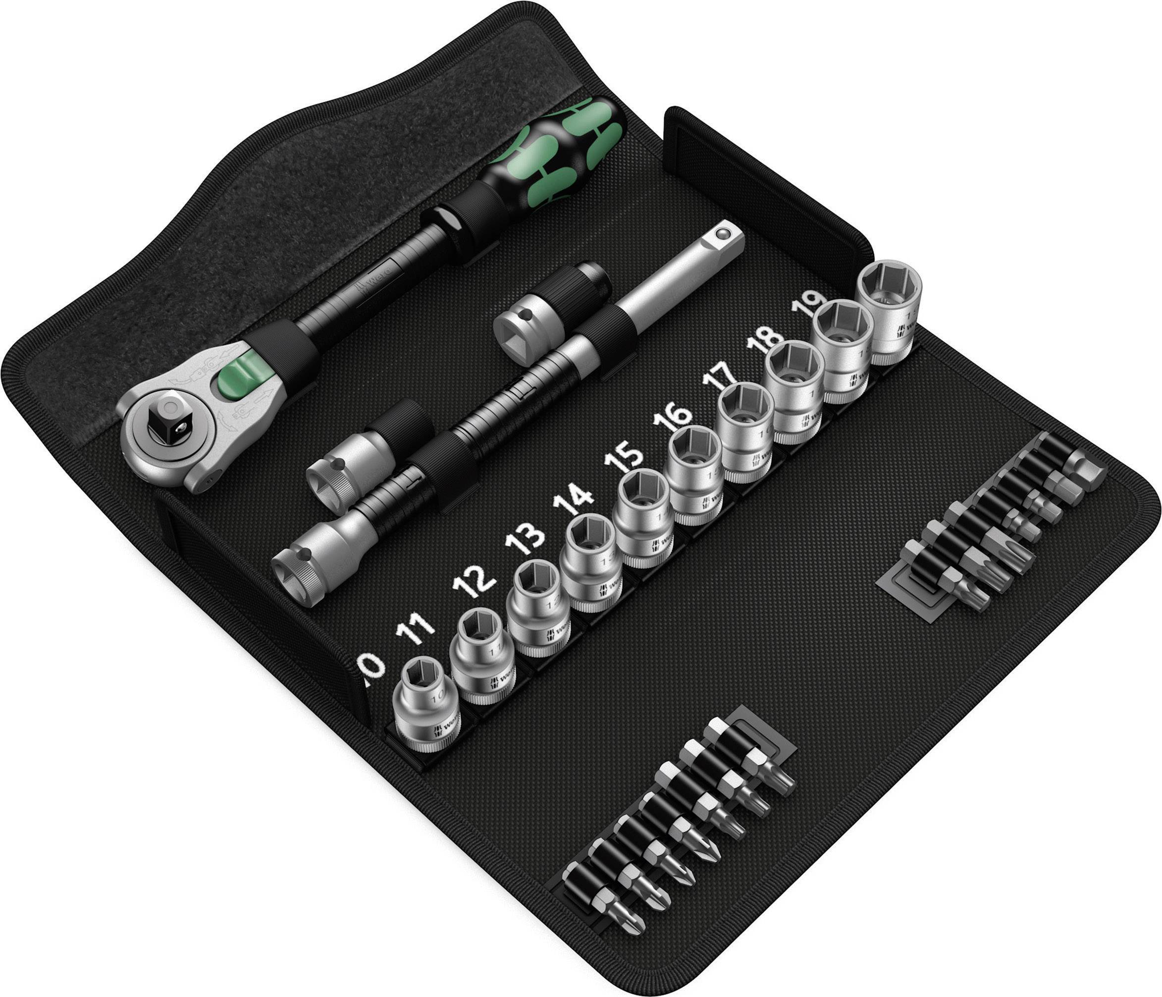 Wera 8100 SC 6 Zyklop Speed Steckschlüsselsatz metrisch 1/2" (12.5 mm) 28teilig 05004076001