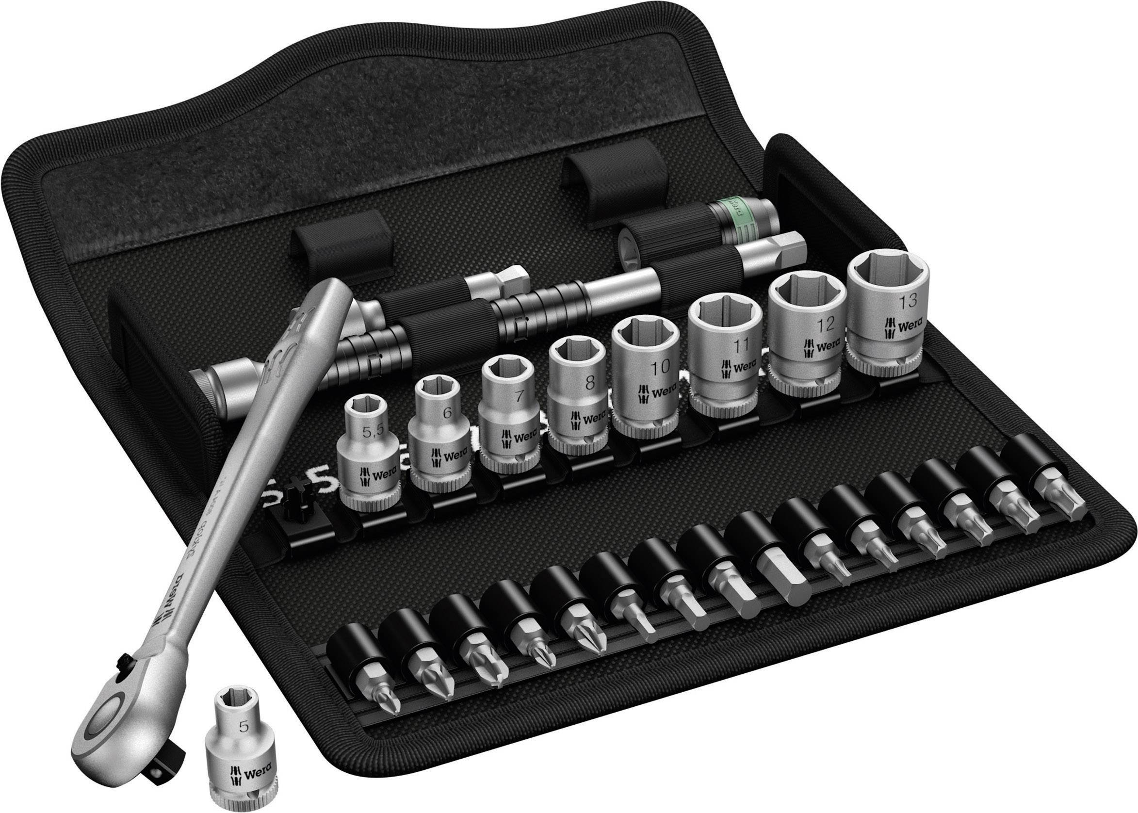 Wera Zyklop Metal 8100 SA 8 Steckschlüsselsatz metrisch 1/4" (6.3 mm) 28teilig 1173672