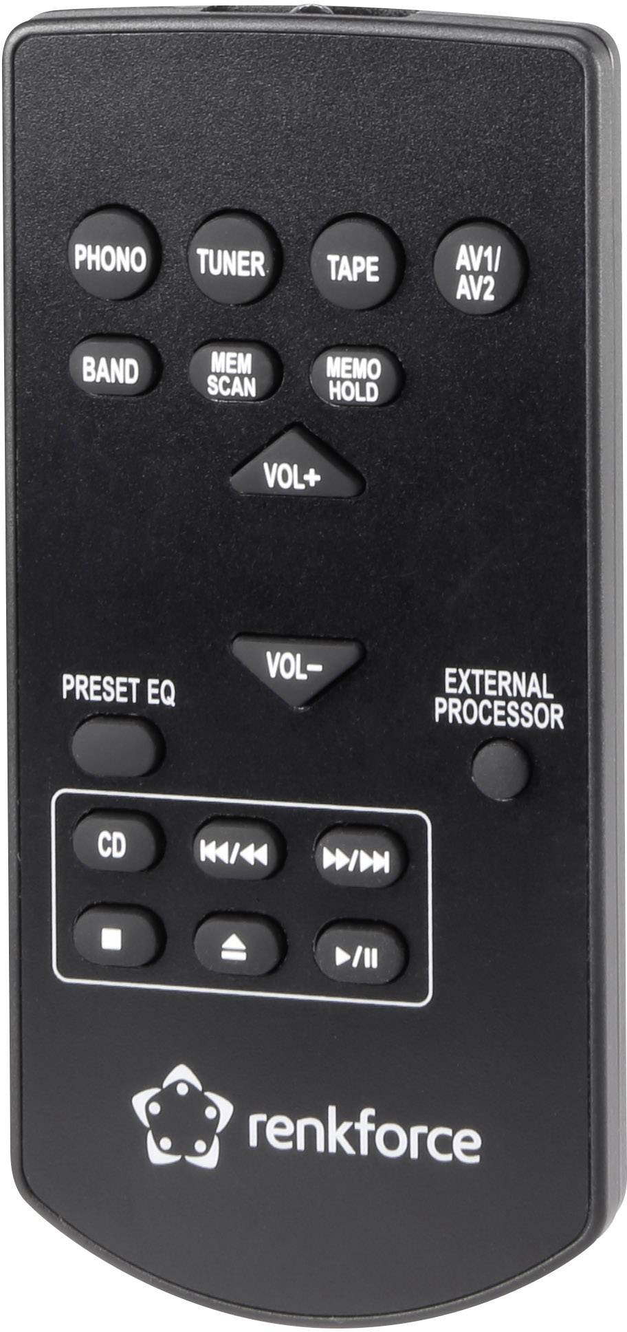 Renkforce A-1000 Stereo-Verstärker 2 x 50W Schwarz