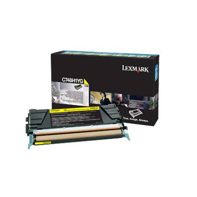 Lexmark Toner C748H1YG Original Gelb 10000 Seiten C748H1YG