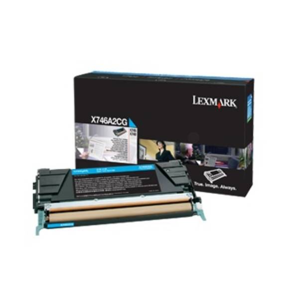 Lexmark Toner X746 X748 Original Cyan 7000 Seiten X746A3CG