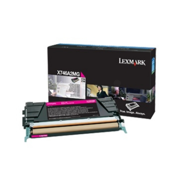 Lexmark Toner X746 X748 X746A3MG Original Magenta 7000 Seiten