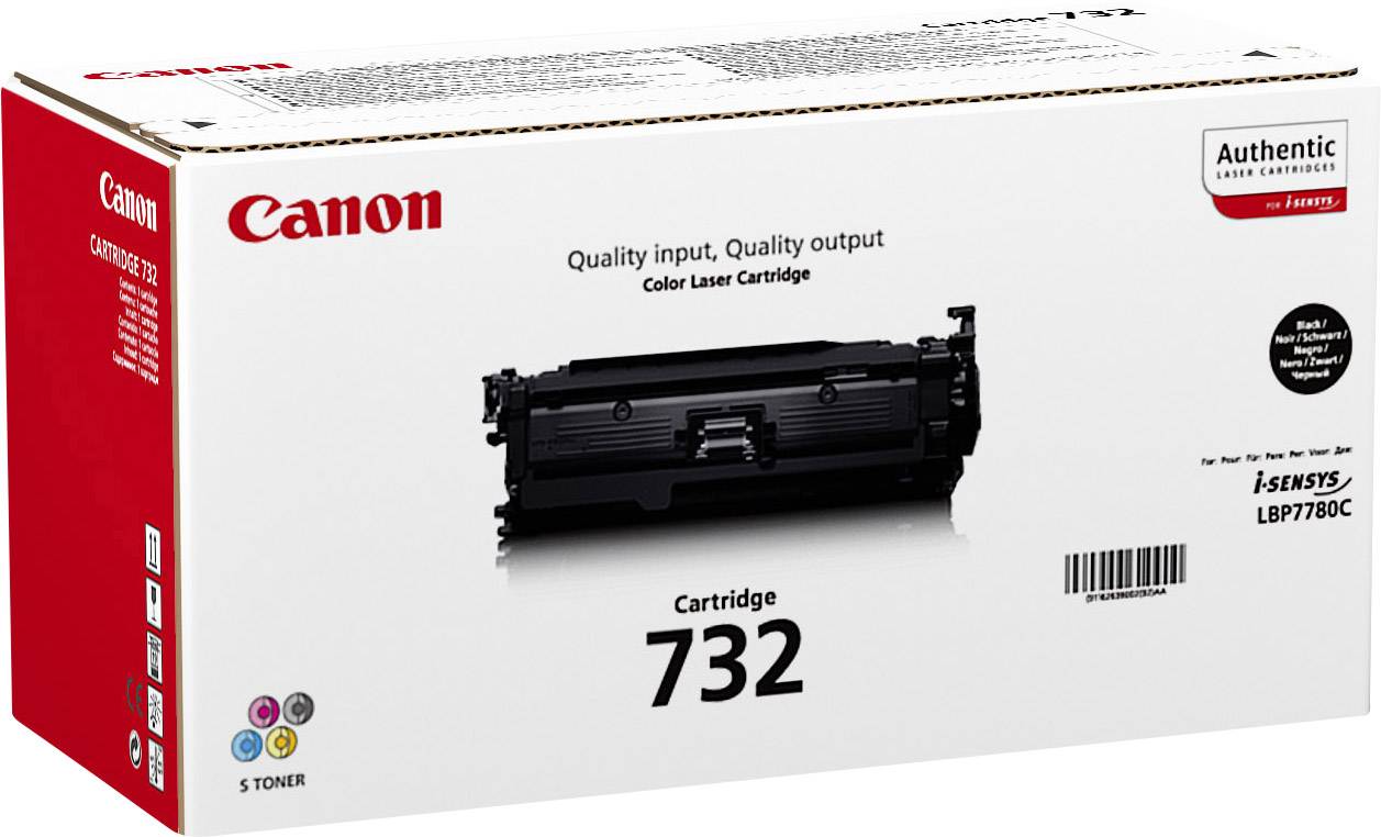 Canon Toner 732 BK Original Schwarz 6100 Seiten 6263B002