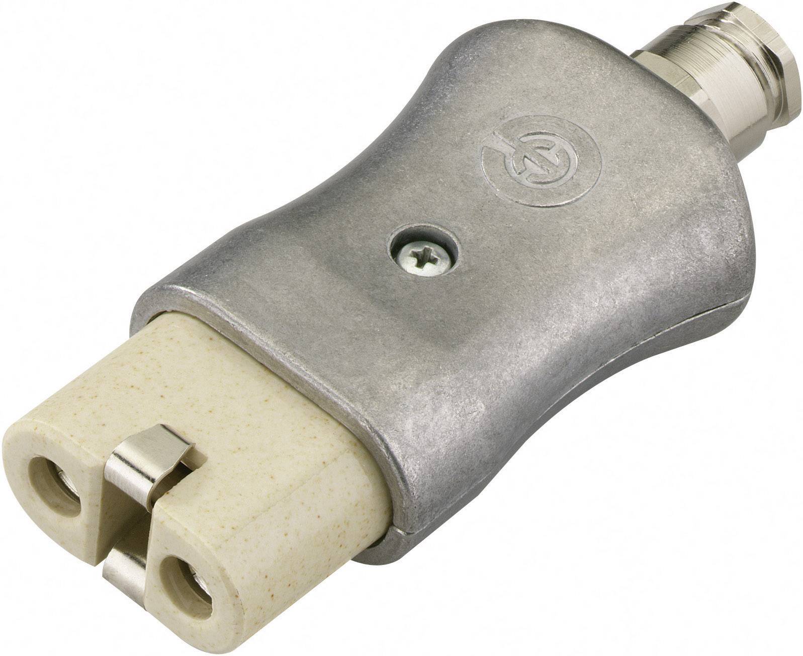 Kalthoff 840015 Warmgeräte-Steckverbinder 344 Buchse, gerade Gesamtpolzahl: 2 + PE 16 A Aluminium 1