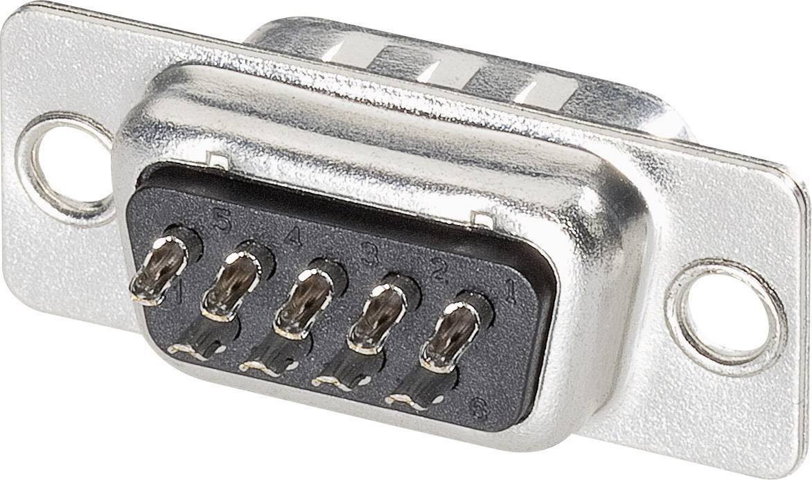 TE Connectivity AMPLIMITE HD-20 5-747904-2 D-SUB Stiftleiste 180° Polzahl: 9 Lötkelch