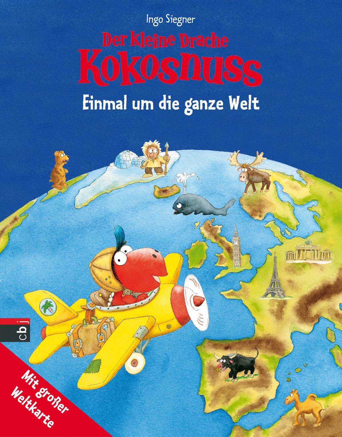 Der kleine Drache Kokosnuss Einmal um die ganze Welt + Weltkarte 022/15639 1 St.