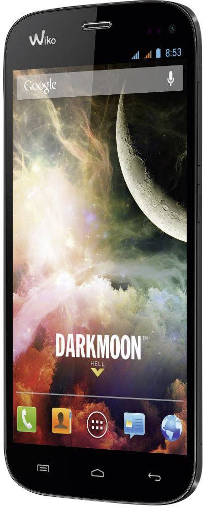 WIKO Darkmoon Smartphone 4 GB 11.9 cm (4.7 Zoll) Schwarz Android™ 4.2.2 Dual-SIM