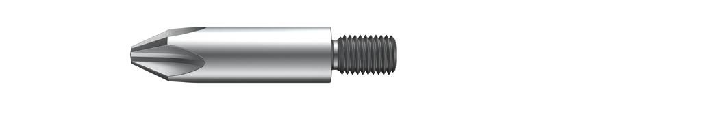 Wiha 01942 Kreuzschlitz-Bit PH 2 Chrom-Vanadium Stahl gehärtet 1 St.