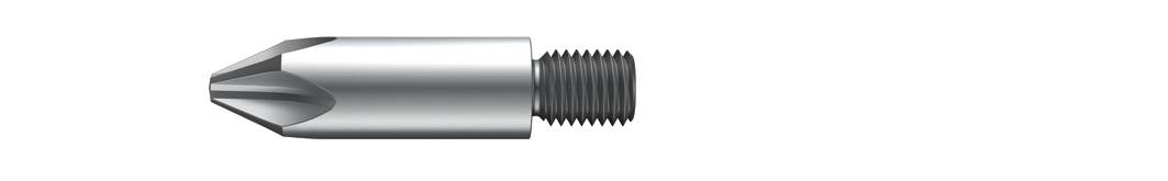 Wiha 04677 Kreuzschlitz-Bit PH 2 Chrom-Vanadium Stahl gehärtet 1 St.