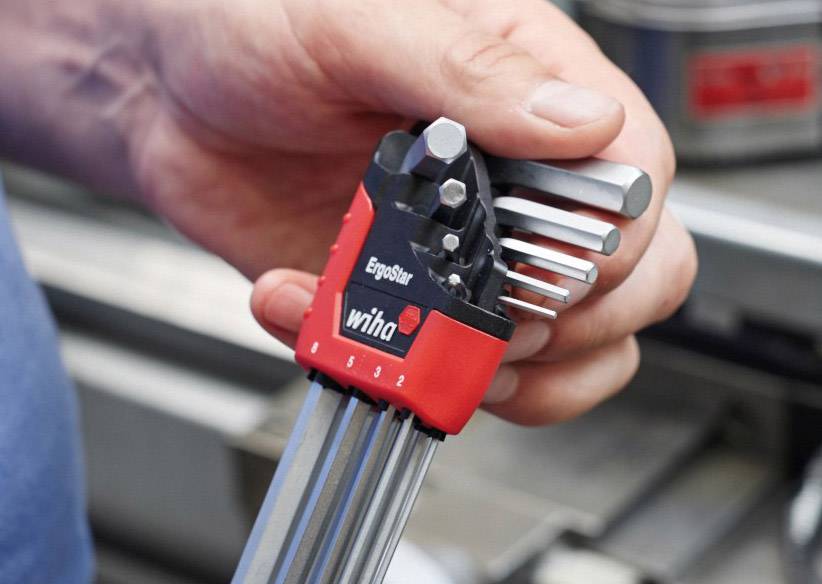 Wiha Innen-Sechskant Winkelschraubendreher-Set 1.5 mm, 2 mm, 2.5 mm, 3 mm, 4 mm, 5 mm, 6 mm, 8 mm, 10 mm 9teilig