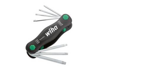 Wiha Innen-TORX Winkelschraubendreher-Set T 7, T 8, T 9, T 10, T 15, T 20, T 25 7teilig